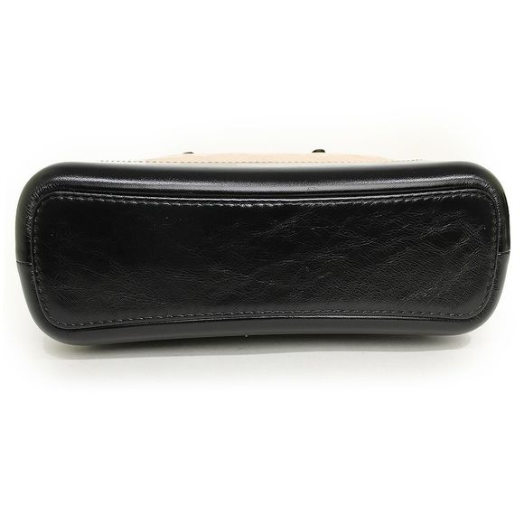 Chanel Calfskin Beige Black Shoulder Bag - Picture 4 of 6